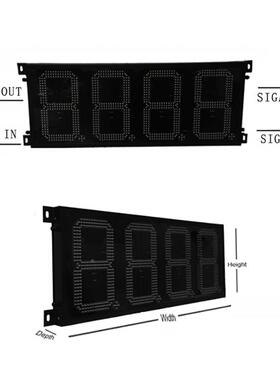 8绿色L8.888加油D寸站E显示屏GAS8Z888LED油价牌加油站价格显示屏