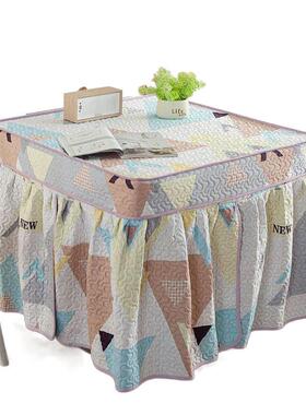 电炉罩新款烤火罩加厚烤火子罩VEH桌套被取暖桌用家联正方形电暖