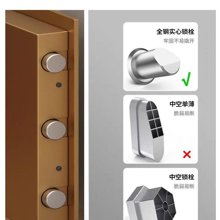 卧室床头柜险物柜保险箱咨询客服多功能约现代实木简免安装收纳储