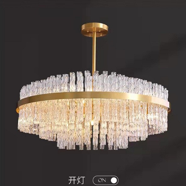 轻奢客厅水晶吊灯后现代奢华