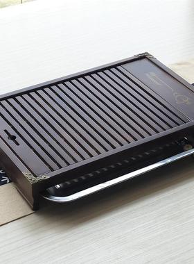 木茶盘托小型实木茶排家用储水抽屉式简khJJ7ttM约小号水茶