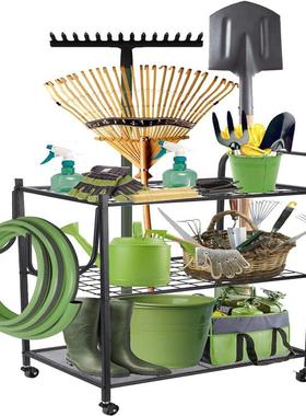 带轮子OWK的花电园工收纳架动工具收纳盒工具支整理架储物架置物