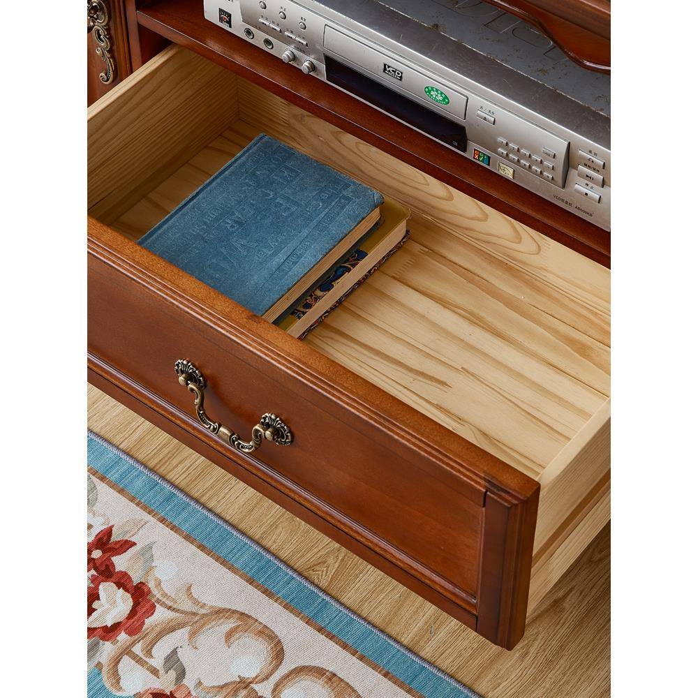 A9L美式全实木电卧视柜室高储物RPM柜简约款欧式地影视柜大小户型