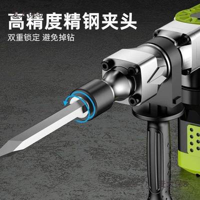 芝电镐重单用大功率拆37861墙破拆型浦开槽混凝土工业级大电镐凿