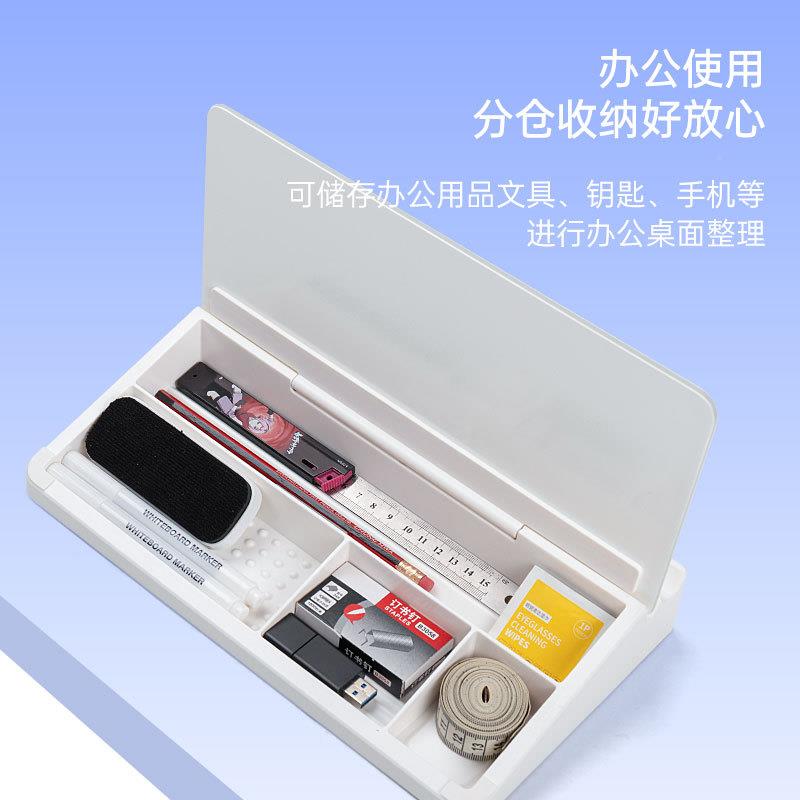 桌面小白钢化玻璃写字板板公记擦事145板备忘提示板电脑可写留办