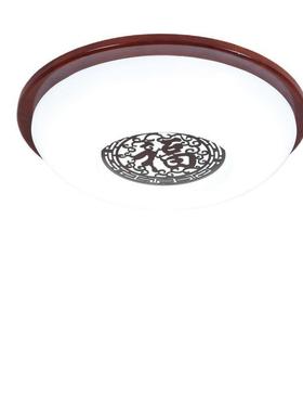 实木新中灯式吸顶卧室led圆F766MTMS灯灯形过道走廊门厅玄关具仿