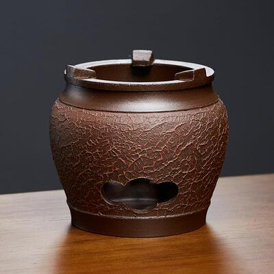 紫围炉煮茶炉烤火炉套装家用碳炉明HZP火子小炭炉室内木砂炭老式