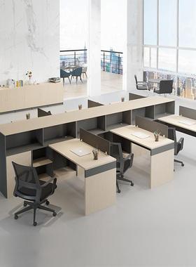 员风办公桌简约财务工作职员HQF-330屏工位电脑桌屏风工卡座办位