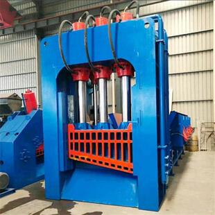 金属管材切机废钢断板角料ERF截断边设备拆迁龙钢筋团门剪切机