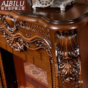 壁炉架雕TWE花壁炉取装 壁炉木壁炉实美式 饰暖 1.5壁炉欧式 1.2米