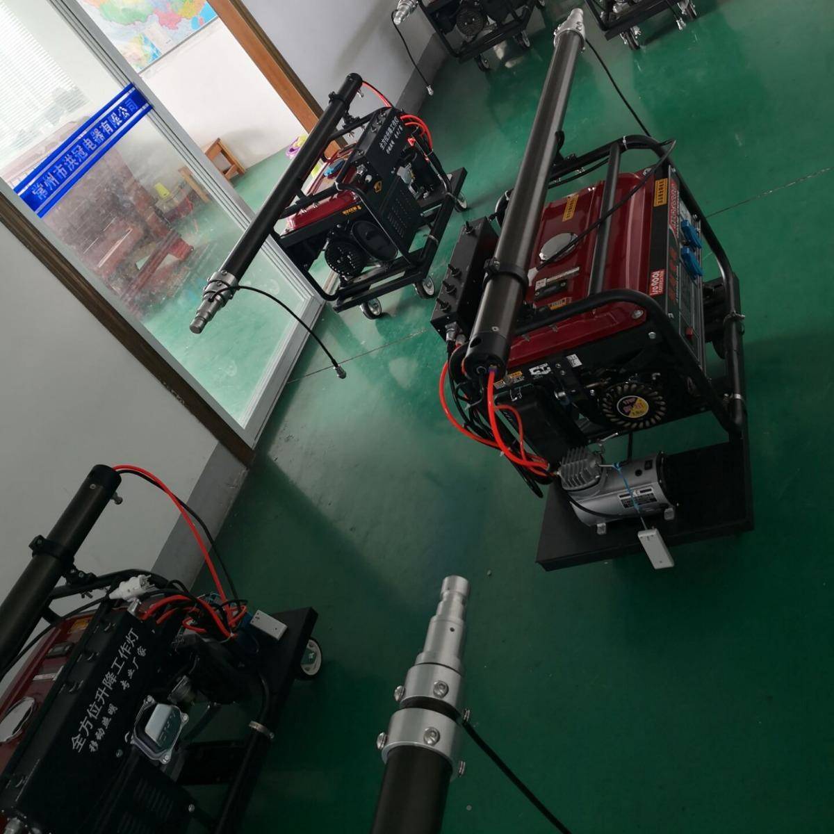 Y移G9688动升光降工作灯YG9988油两用升电降灯移无品牌/动遥控自