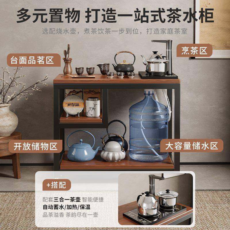 新可动茶几小茶桌客厅家小TQM用沙发移边几侧茶台边柜实木品阳台