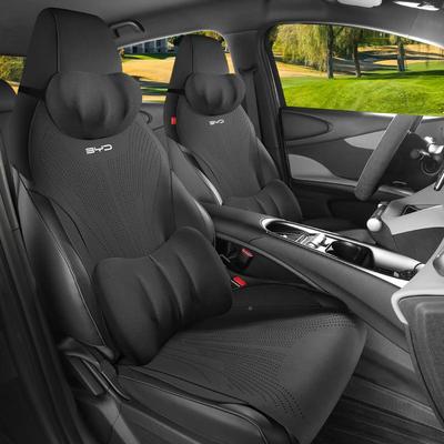 比迪海豚专半车专用汽车坐垫椅翻MWG/MCHA毛亚皮四季通用后排包围