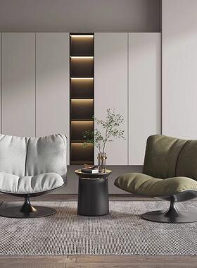 轻奢单休人沙发椅意式嘴BAXT户ER客厅小型阳台躺EHT椅懒人网红鸭