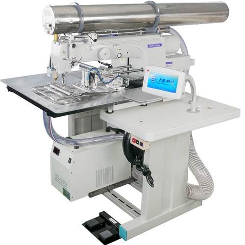 3520激光开袋机100w120w功率电脑花样机服装门襟口袋自动缝纫机