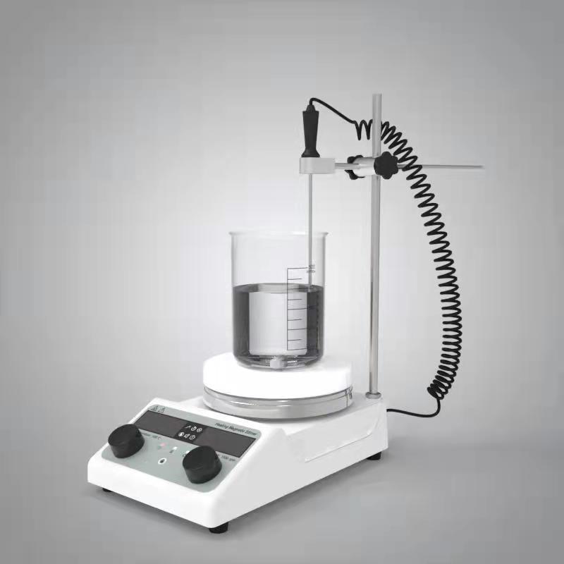 厂家优惠新型数显恒温磁力搅拌器PID智能控制内外传感器无极调速