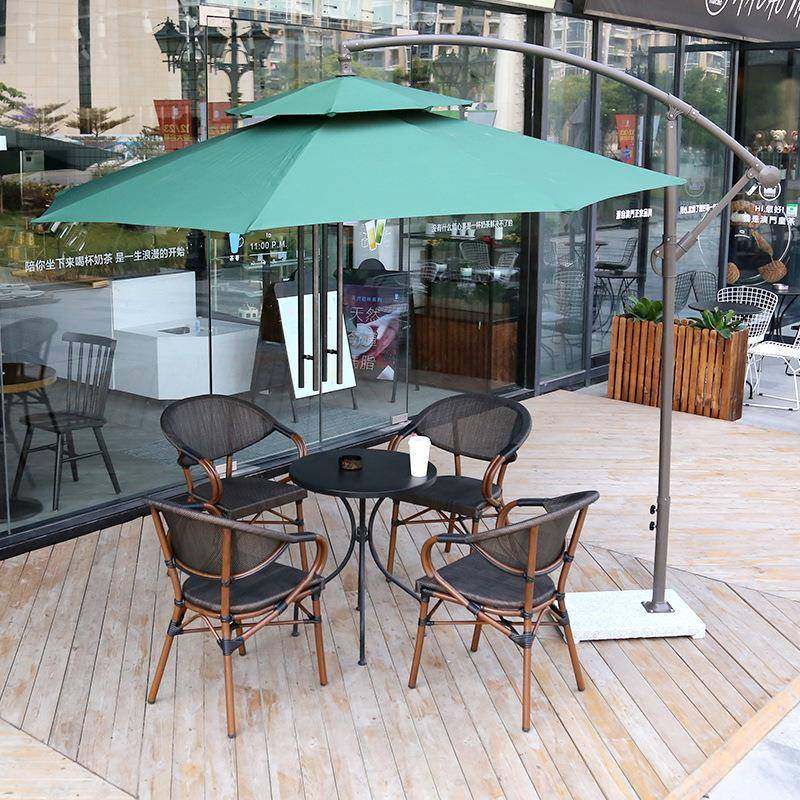 户外桌椅藤椅三件套阳台休闲遮阳伞庭院露天椅子组合室外茶太阳伞,商业/办公家具,商用藤编家具,淘宝优惠券,粉丝福利购,淘宝优惠卷