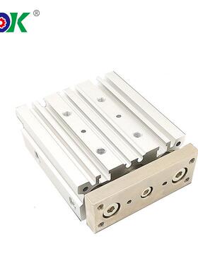 MGPM三轴三杆带导杆小型气缸12/16*40X50X75X100X150X200Z气动