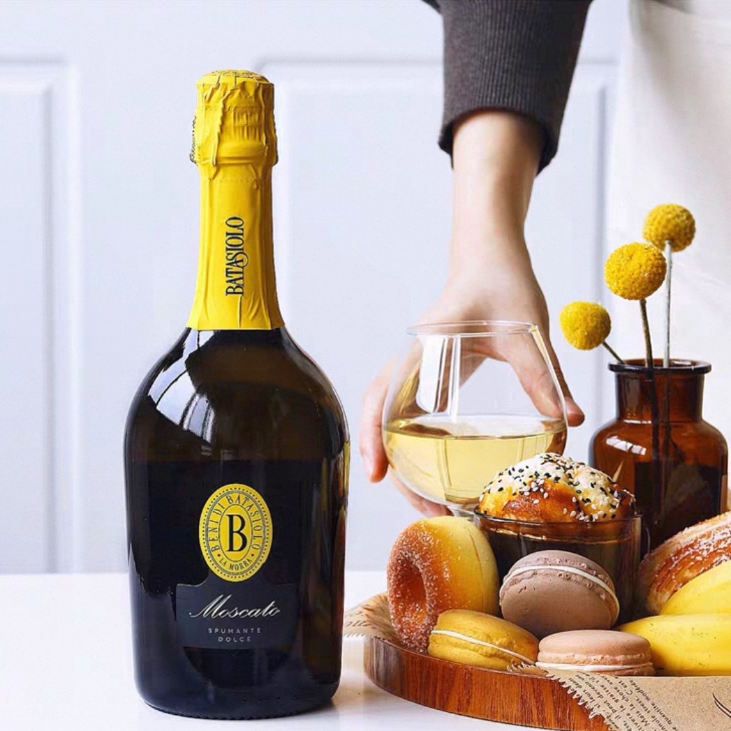 意大利原瓶进口低醇起泡葡萄酒莫斯卡托甜白葡萄酒moscato气泡酒