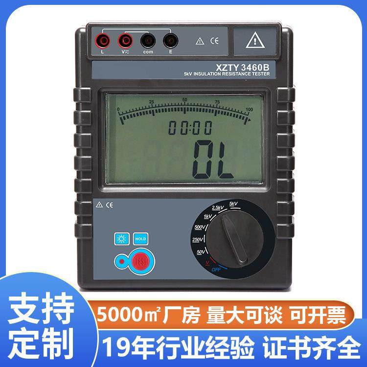 5000V数字式绝缘电阻表400GΩ电子式高精度绝缘电阻表