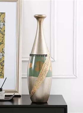 新中式复古陶瓷花瓶欧式美式客厅电视柜玄关入户门摆件酒柜装饰品