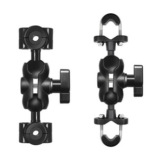 摩托车支架d扩展配件双头连杆金属25球头记录仪适用gopro运动相机