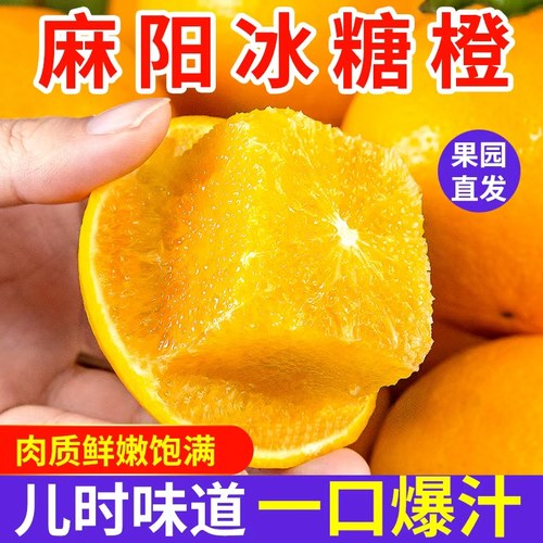 正宗湖南麻阳冰糖橙10斤新鲜水果