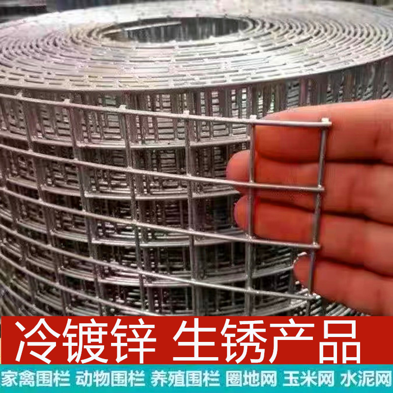 镀锌铁丝网防锈防鼠阳台防护热镀A锌围栏网养殖网钢丝小孔网格护