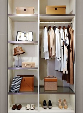 样板间新中式摆件软装饰品家居衣帽间手提包丝巾衬衫组合ZH2406