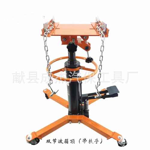 波箱单双柱变速箱托架6t托架.千斤顶液压运送0柱塞塞油缸器顶高位
