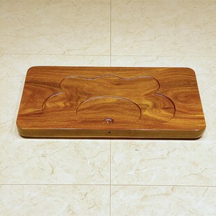 奥坎茶盘整块功夫茶台大板茶具套装原木中式嵌入式复古天然实木