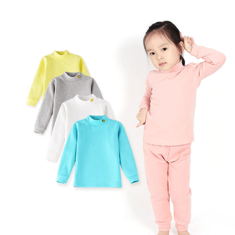 儿童秋衣秋裤纯棉套装宝宝男童女童加厚保暖内衣2020新款秋冬童装