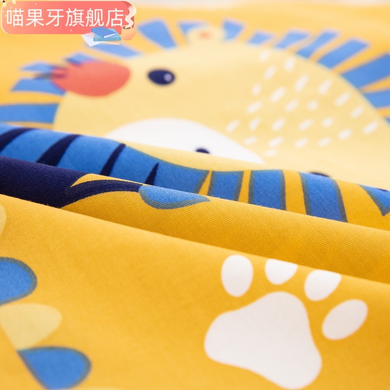 喵果牙儿童纯棉枕套一对装406C0全棉卡通枕头套单儿童枕芯内胆