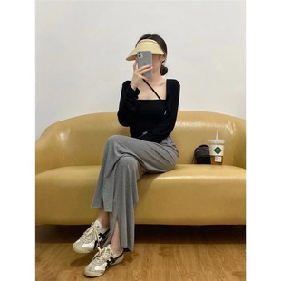 网红阔腿裤 高级感俏皮活泼穿搭御姐炸街时尚 三件套装 现货秒发