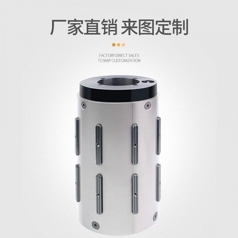 气胀套3转6寸英寸钢制气胀轴转接套瓦片式铝合金气涨套胀紧套