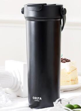 COSTAt咖世家手提双饮保温杯—黑色tCOS-2512-600
