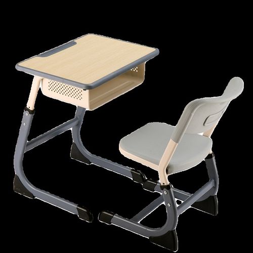 学生课桌椅学校中小学培训班课桌儿童学习桌可升降C型塑钢课桌凳