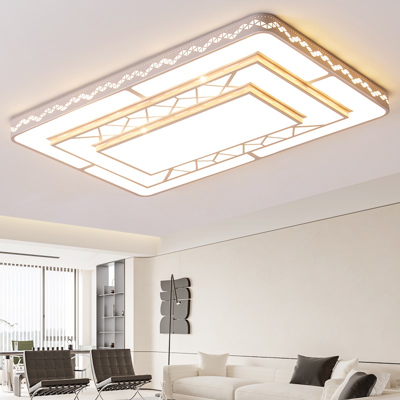 超大长方形客厅灯led吸顶灯1米2方形会议室大灯定制办公室灯具