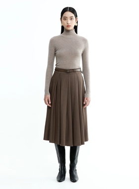 卡莉朵拉半身裙C26D7415冬季新款细腻高级时尚百搭风