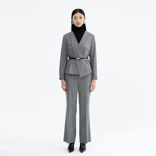 气质简约显瘦 时尚 卡莉朵拉上衣C27D7145冬季 新款