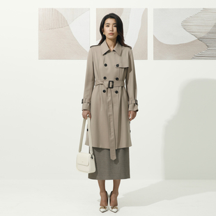 卡莉朵拉风衣C27C7600秋季 通勤风外套女 新款