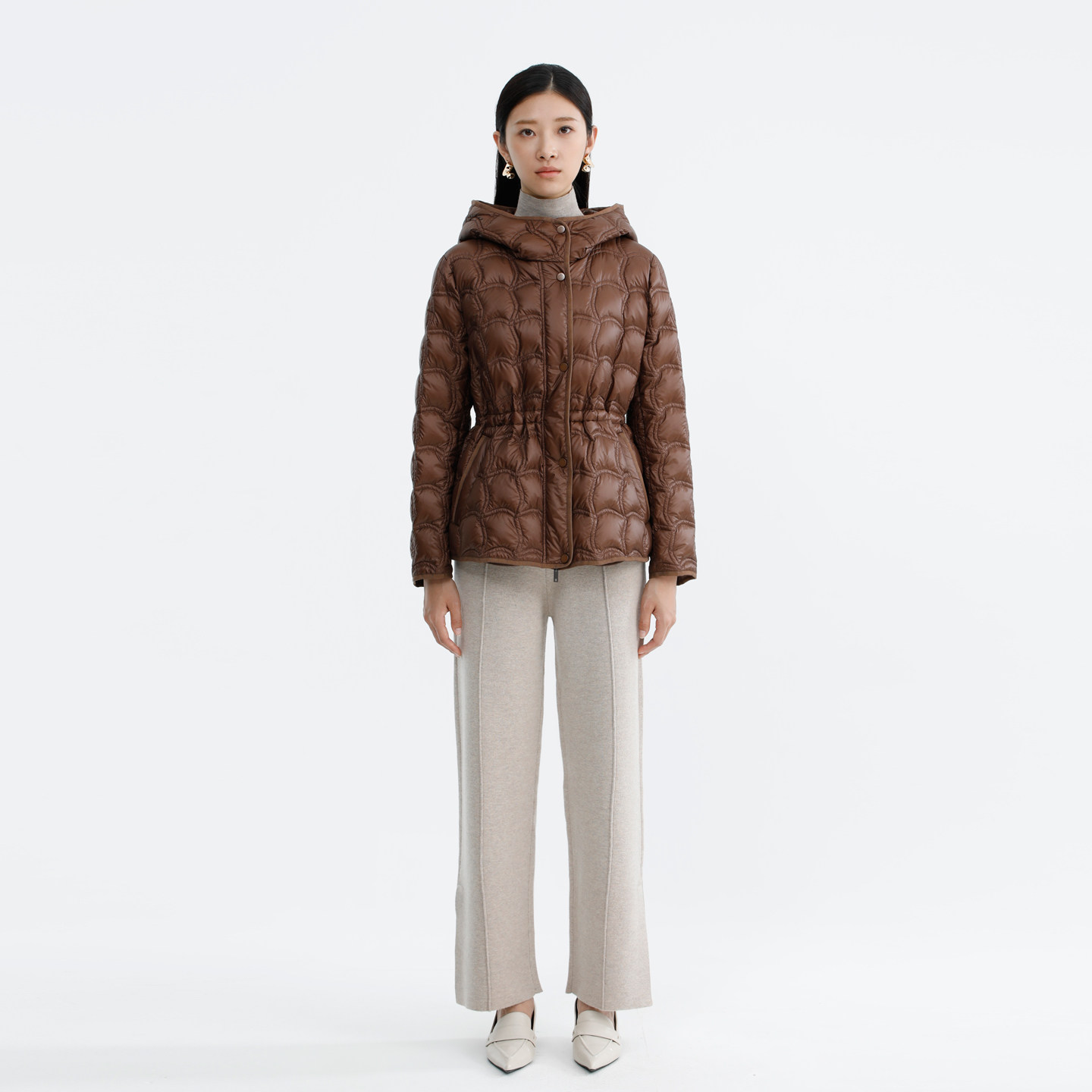 卡莉朵拉羽绒服C27D7907冬季新款时尚通勤经典百搭