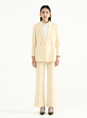 卡莉朵拉西服C26A7105秋季新款通勤休闲女气质高级感时尚