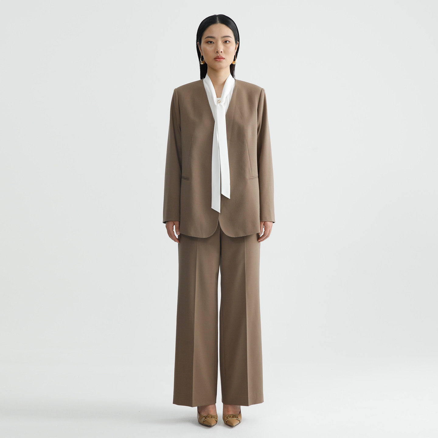 卡莉朵拉长裤C28C7202秋季新款通勤休闲气质女