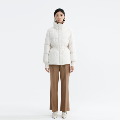 卡莉朵拉羽绒服C27D7906冬季新款时尚优雅经典收腰显瘦立领