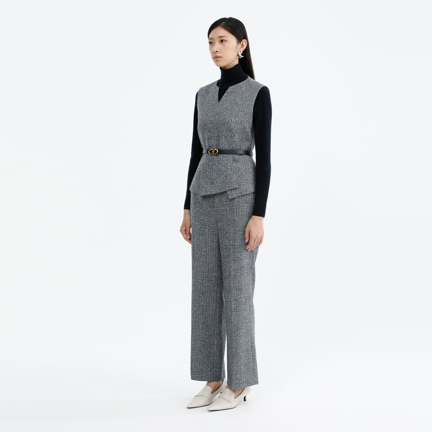 卡莉朵拉针织衫C27D7335冬季新款细腻精致显瘦高级轻奢时尚