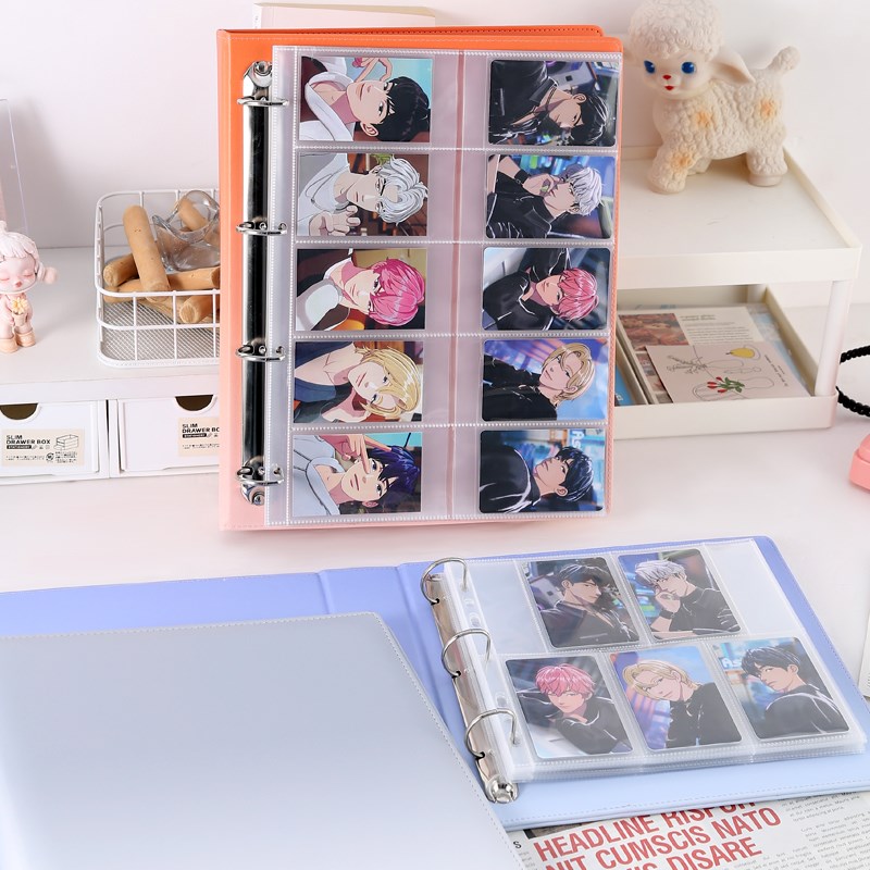 五宫格卡册五5宫格收纳册五人团卡册3寸内页小卡收纳册追星收纳卡 - 封面