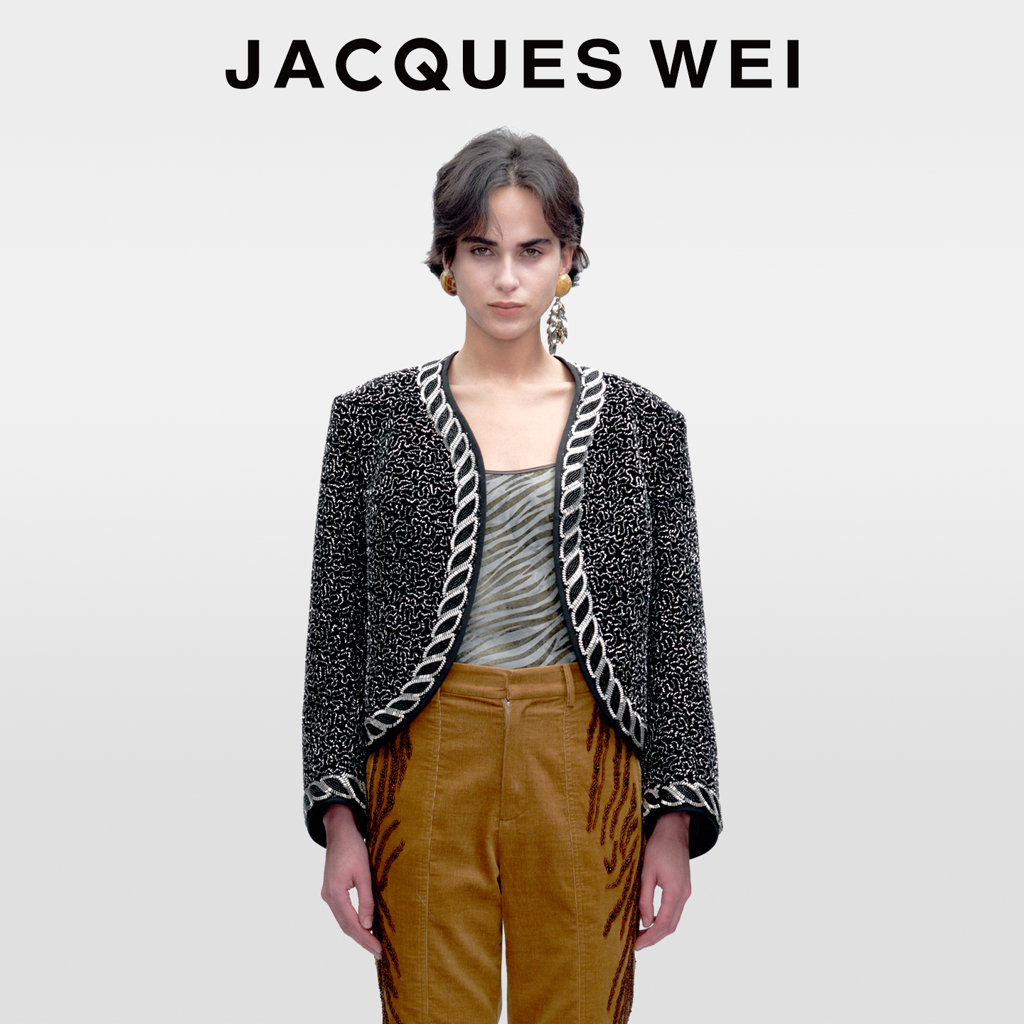 JACQUESWEI明星同款小香风外套