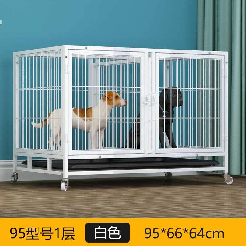 三层狗笼子两层带隔断子母繁殖笼多层双层分体泰迪狗笼宠物笼猫笼