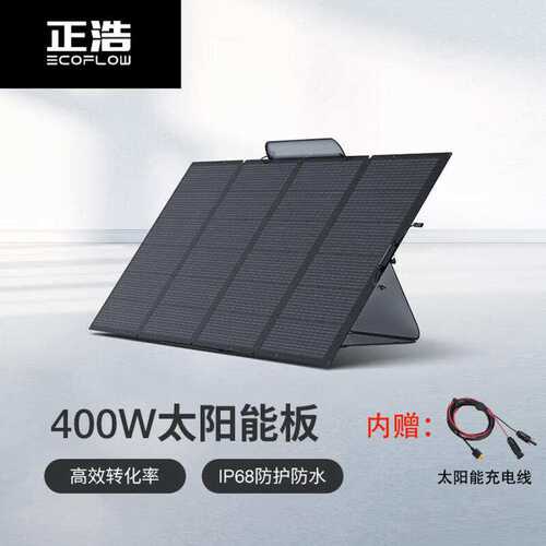 ECOFLOW正浩400W便携折叠式太阳能发电板户外电源充电板160W 220W